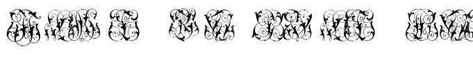 Hard to Read Monograms Two Regular