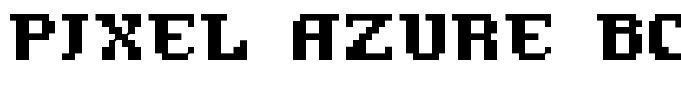 Pixel Azure Bonds Regular