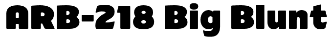 ARB-218 Big Blunt MAR-50 Regular