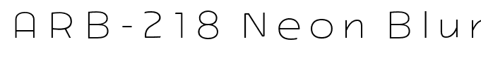 ARB-218 Neon Blunt MAR-50 Bold