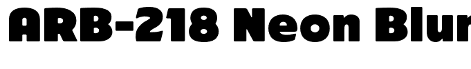 ARB-218 Neon Blunt MAR-50 Italic