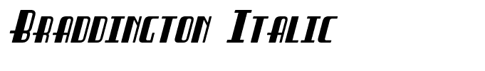 Braddington Italic