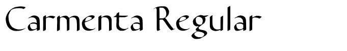 Carmenta Regular