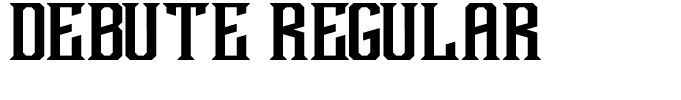 Debute Regular