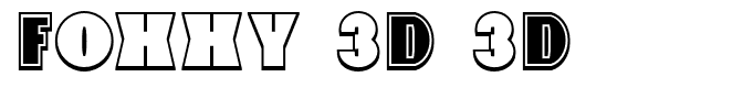 Foxxy 3D 3D
