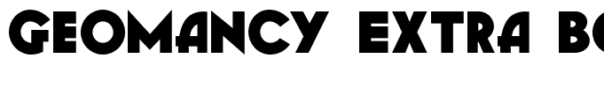 Geomancy Extra Bold