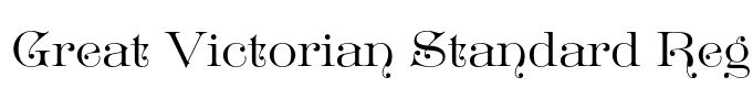 Great Victorian Standard Regular