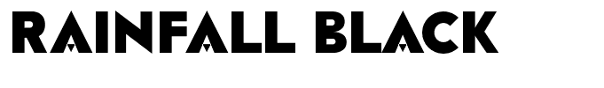 RAINFALL Black