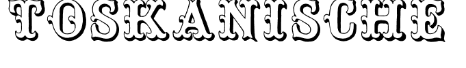 Toskanische Egyptienne Initialen Regular