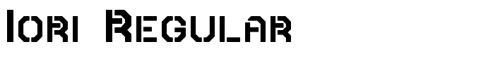Iori Regular
