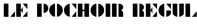 Le Pochoir Regular