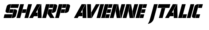 Sharp Avienne Italic