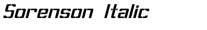 Sorenson Italic