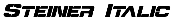 Steiner Italic