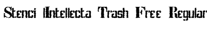 Stenci lIntellecta Trash Free Regular