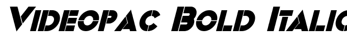 Videopac Bold Italic