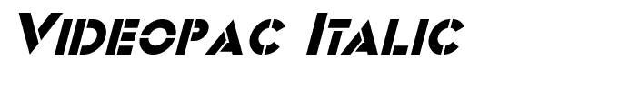 Videopac Italic