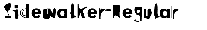 Sidewalker-Regular