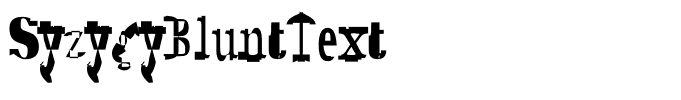 SyzygyBluntText