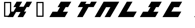 3x3 italic Regular