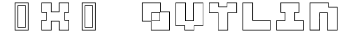 3x3 outline Regular