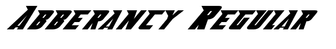 Abberancy Regular