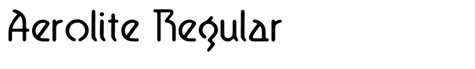 Aerolite Regular