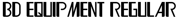 BD Equipment Regular