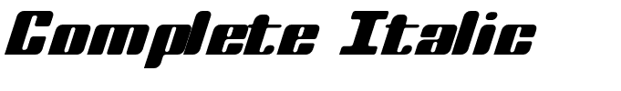 Complete Italic
