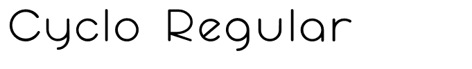 Cyclo Regular