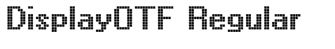 DisplayOTF Regular