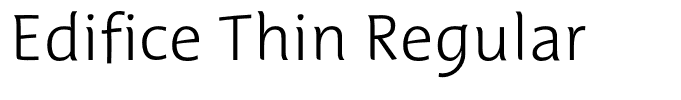 Edifice Thin Regular