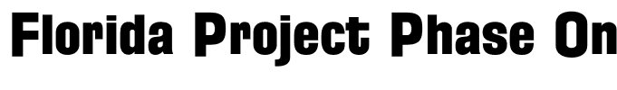 Florida Project Phase One Regular