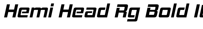 Hemi Head Rg Bold Italic