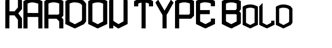 KARDON TYPE Bold