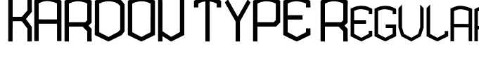 KARDON TYPE Regular