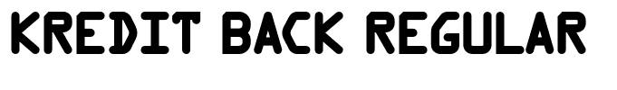 Kredit Back Regular