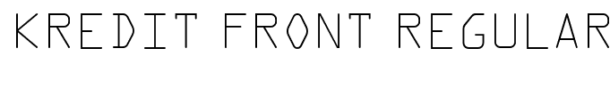 Kredit Front Regular