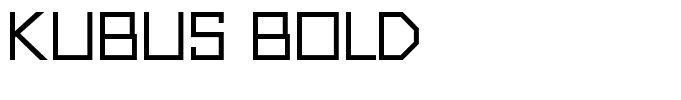 Kubus Bold