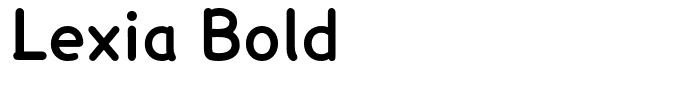 Lexia Bold