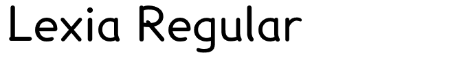 Lexia Regular