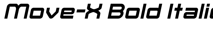 Move-X Bold Italic