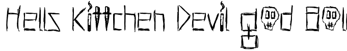Hells Kittchen Devil God Bold