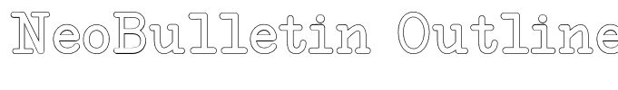 NeoBulletin Outline Regular