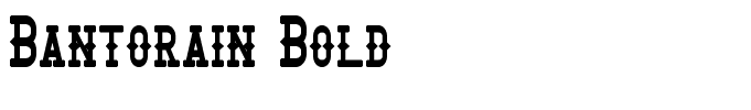 Bantorain Bold