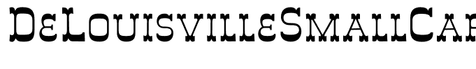 DeLouisvilleSmallCaps Regular