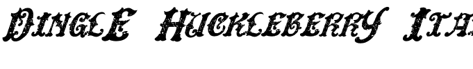DinglE HuckleberrY Italic