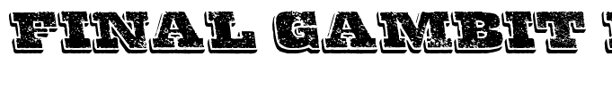 Final Gambit Regular