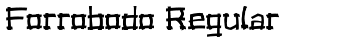 Forrobodo Regular