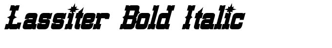 Lassiter Bold Italic